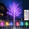 Outdoor Colorful Lighted Birch Tree for Christmas Decoration 5FT (34 colors, color changing, RGB)